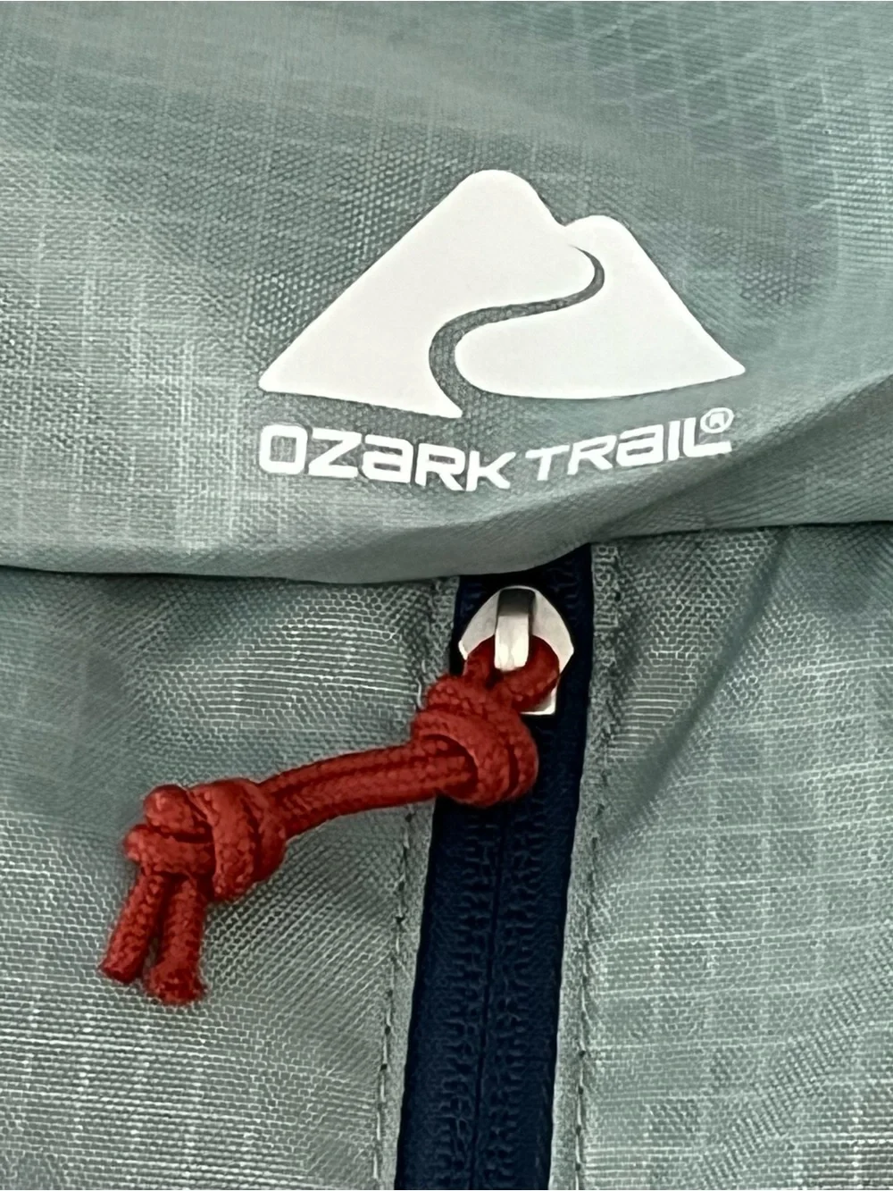 Ozark Trail 10L Day Pack Backpack Gray & Blue Lightweight Hiking Travel